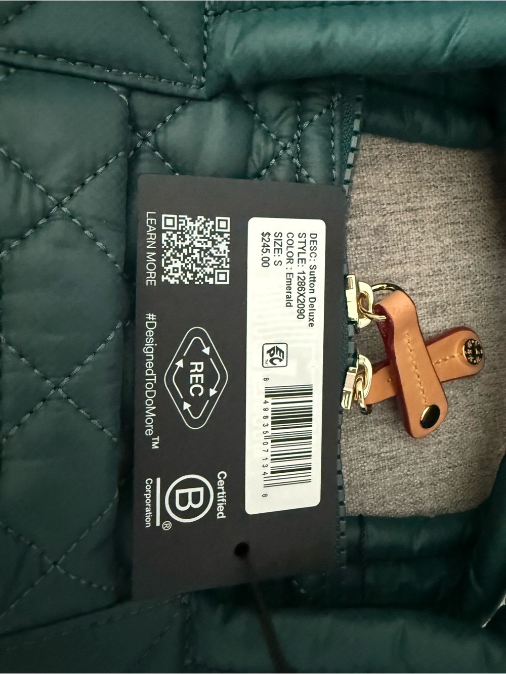 NWT MZ Wallace Small Sutton deluxe in emerald - Picture 3 of 4